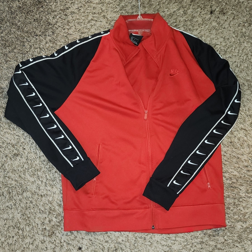 Nike Men's Red Full Zip Jacket - Size Large - Picture 3 of 5